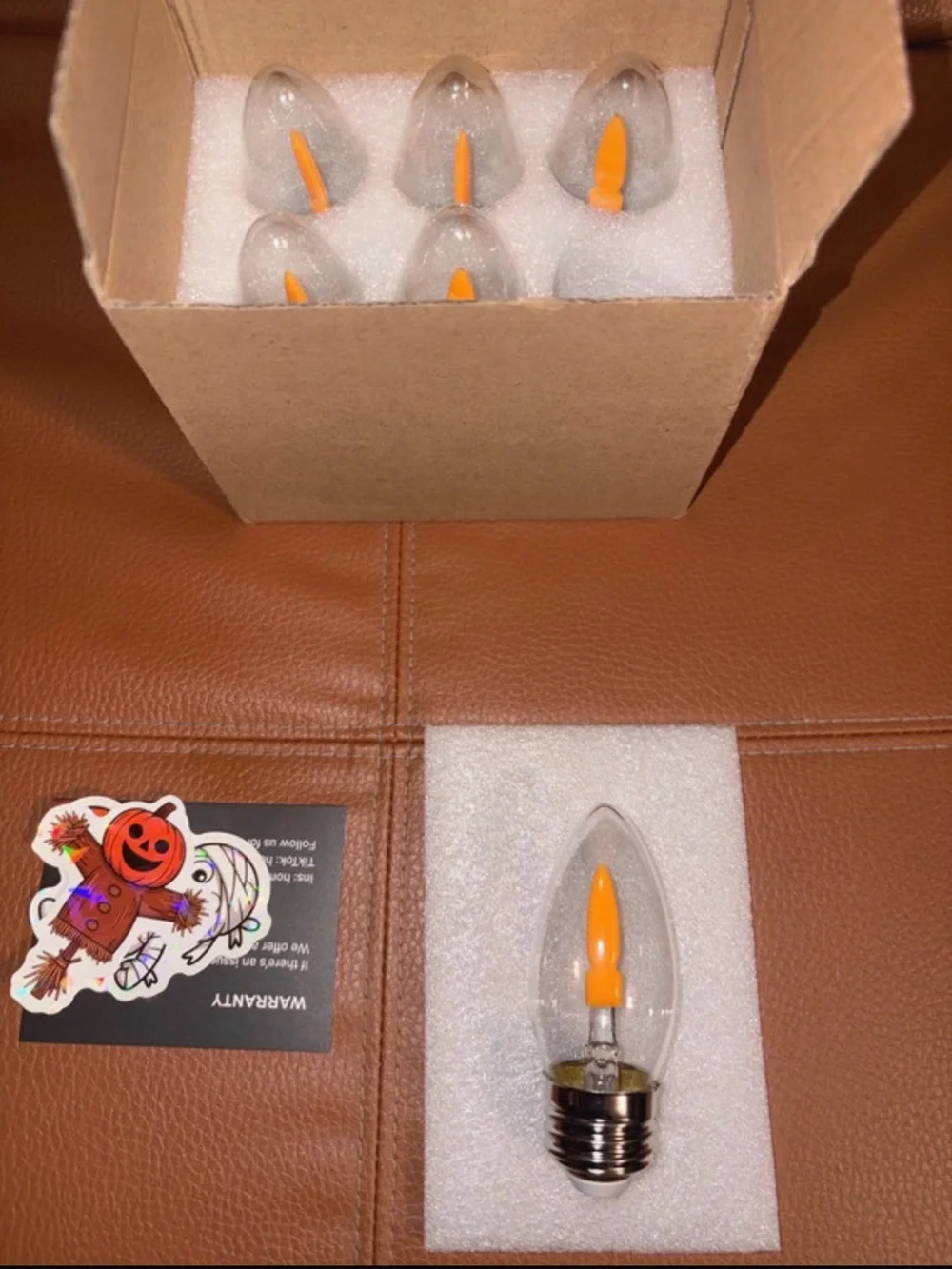 New Hompavo LED Flame light bulbs- Pack of 6